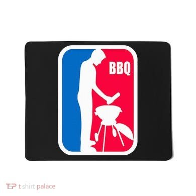 Bbq League Funny Barbecue Cookout Grill Mousepad