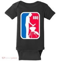 Bbq League Funny Barbecue Cookout Grill Baby Bodysuit thumb 0