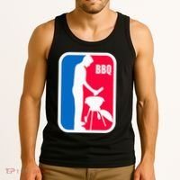 Bbq League Funny Barbecue Cookout Grill Tank Top thumb 3