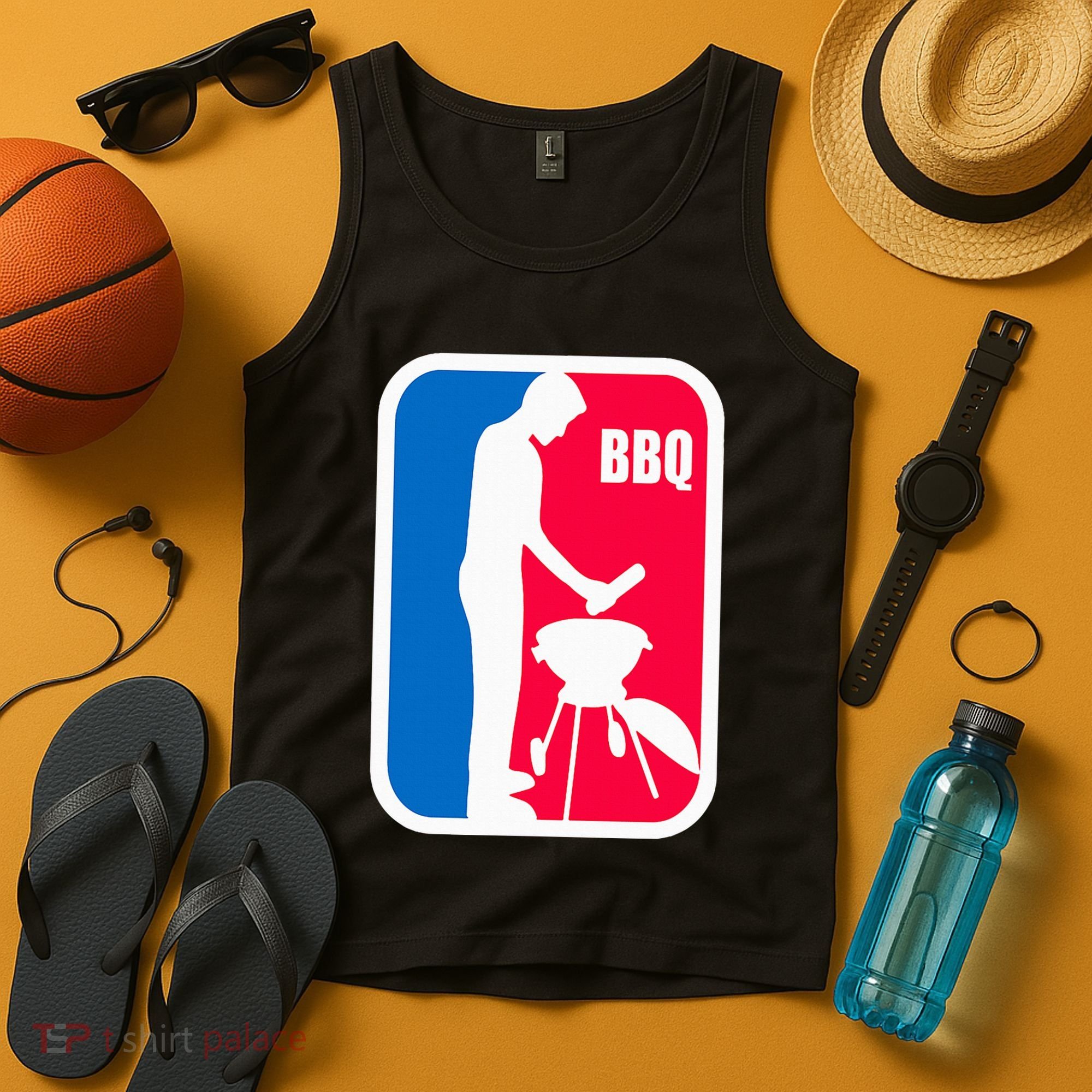 Bbq League Funny Barbecue Cookout Grill Tank Top