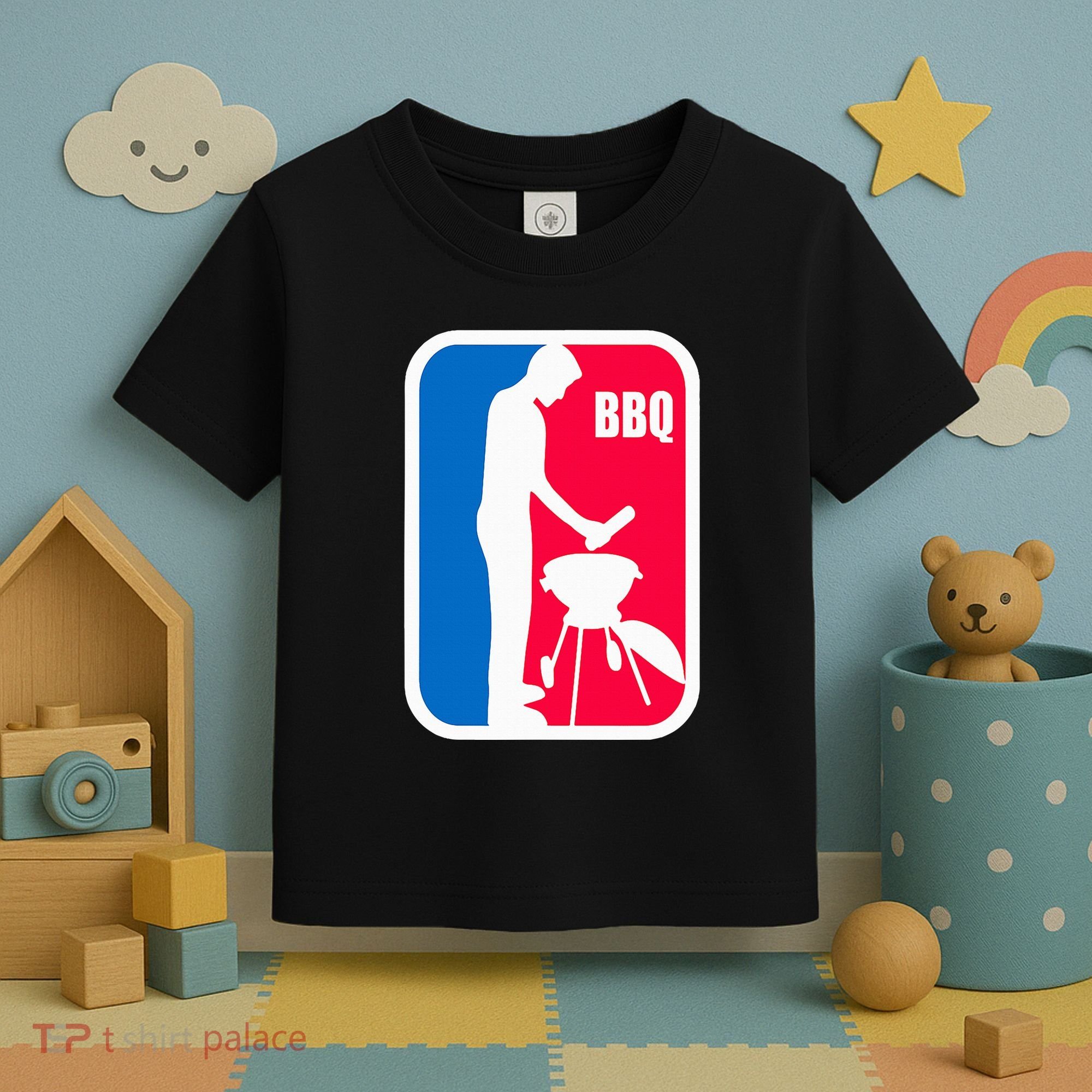 Bbq League Funny Barbecue Cookout Grill Toddler T-Shirt
