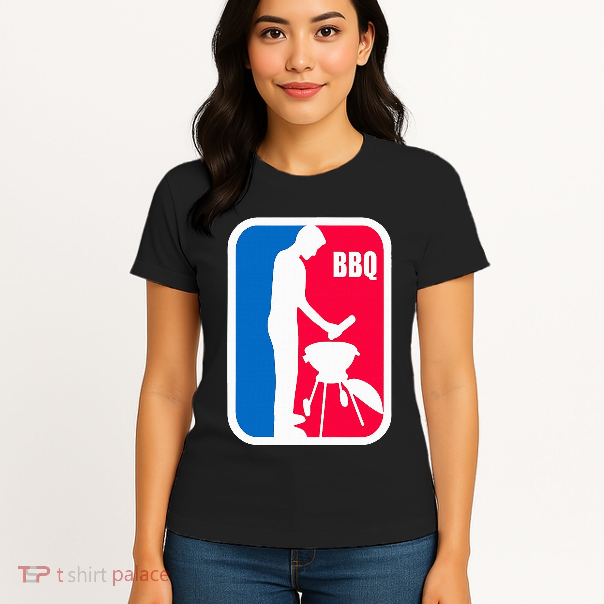 Bbq League Funny Barbecue Cookout Grill Women's T-Shirt
