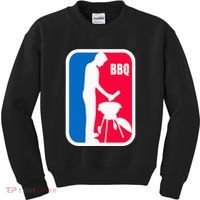 Bbq League Funny Barbecue Cookout Grill Kids Sweatshirt thumb 0