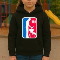 Bbq League Funny Barbecue Cookout Grill Kids Hoodie thumb 3