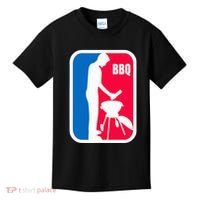 Bbq League Funny Barbecue Cookout Grill Kids T-Shirt thumb 0