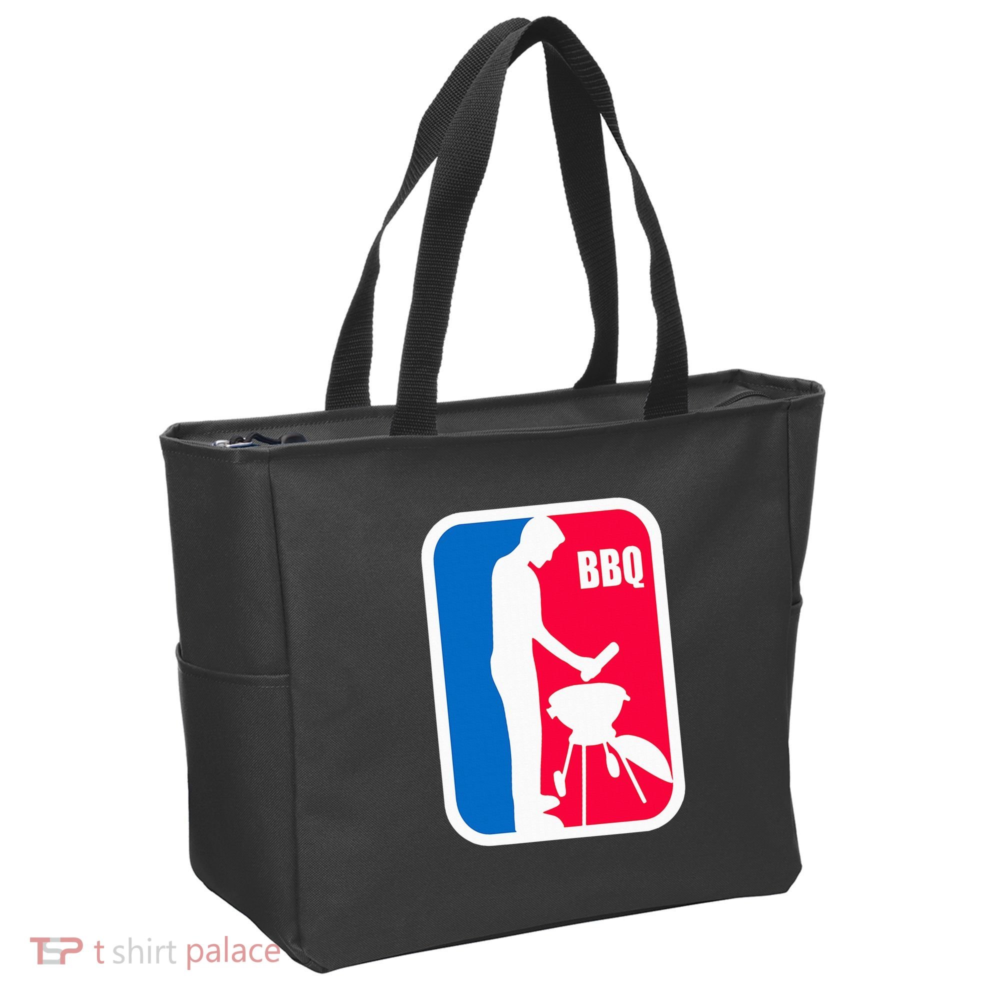 Bbq League Funny Barbecue Cookout Grill Tote Bag