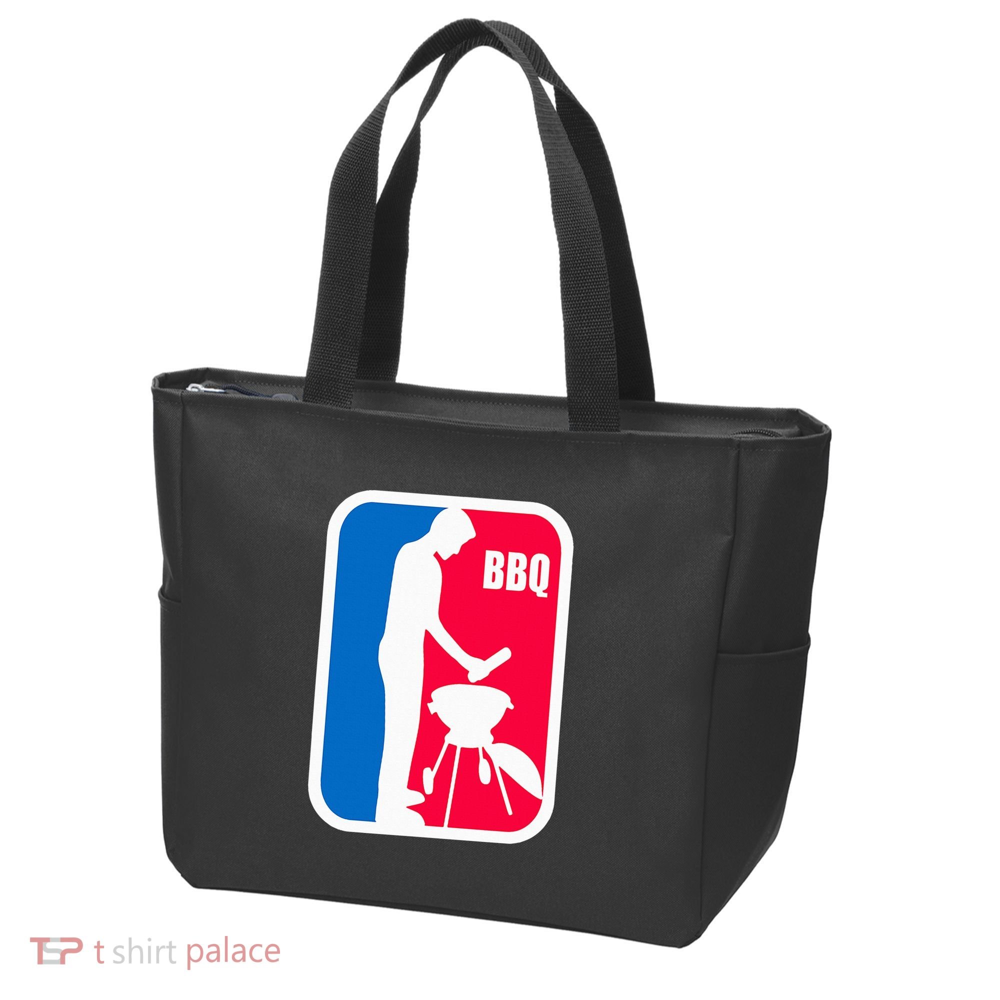 Bbq League Funny Barbecue Cookout Grill Tote Bag