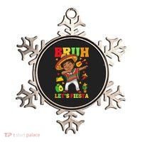 Bruh Lets Fiestas Dabbing Mexican Poncho Cinco De Mayo Gift Ornament thumb 0