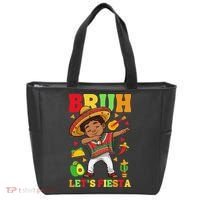 Bruh Lets Fiestas Dabbing Mexican Poncho Cinco De Mayo Gift Tote Bag thumb 0