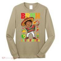 Bruh Lets Fiestas Dabbing Mexican Poncho Cinco De Mayo Gift Long Sleeve Shirt thumb 0