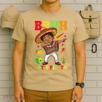 Bruh Lets Fiestas Dabbing Mexican Poncho Cinco De Mayo Gift T-Shirt thumb 6
