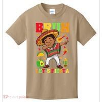 Bruh Lets Fiestas Dabbing Mexican Poncho Cinco De Mayo Gift Kids T-Shirt thumb 0