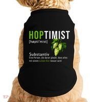 Beer Lovers Funny Hoptimist Hops Beer Party Doggie Tank thumb 0