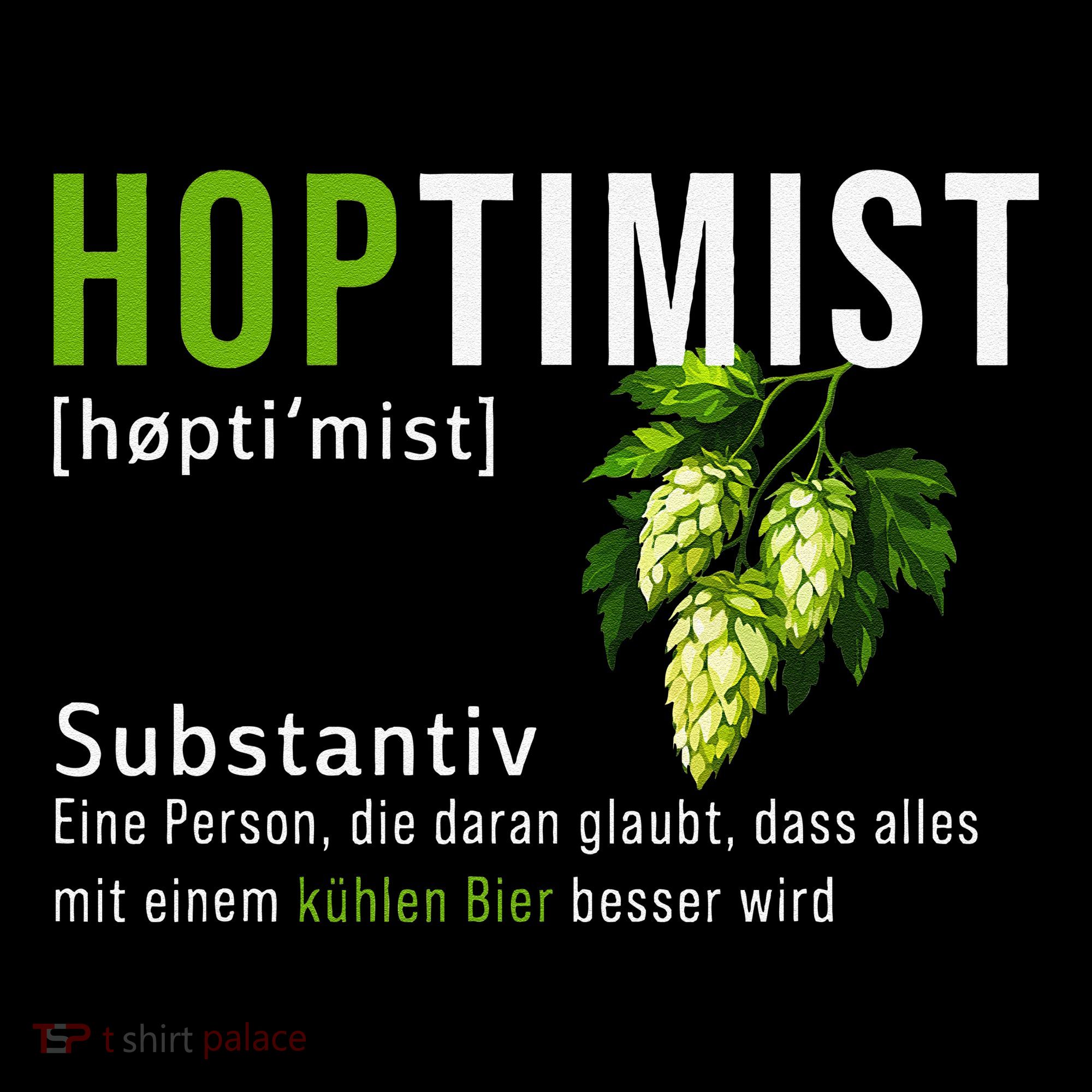 Beer Lovers Funny Hoptimist Hops Beer Party Coffee Mug