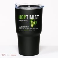 Beer Lovers Funny Hoptimist Hops Beer Party Tumbler thumb 0