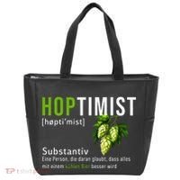 Beer Lovers Funny Hoptimist Hops Beer Party Tote Bag thumb 0