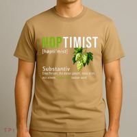 Beer Lovers Funny Hoptimist Hops Beer Party T-Shirt thumb 3