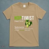 Beer Lovers Funny Hoptimist Hops Beer Party T-Shirt thumb 5
