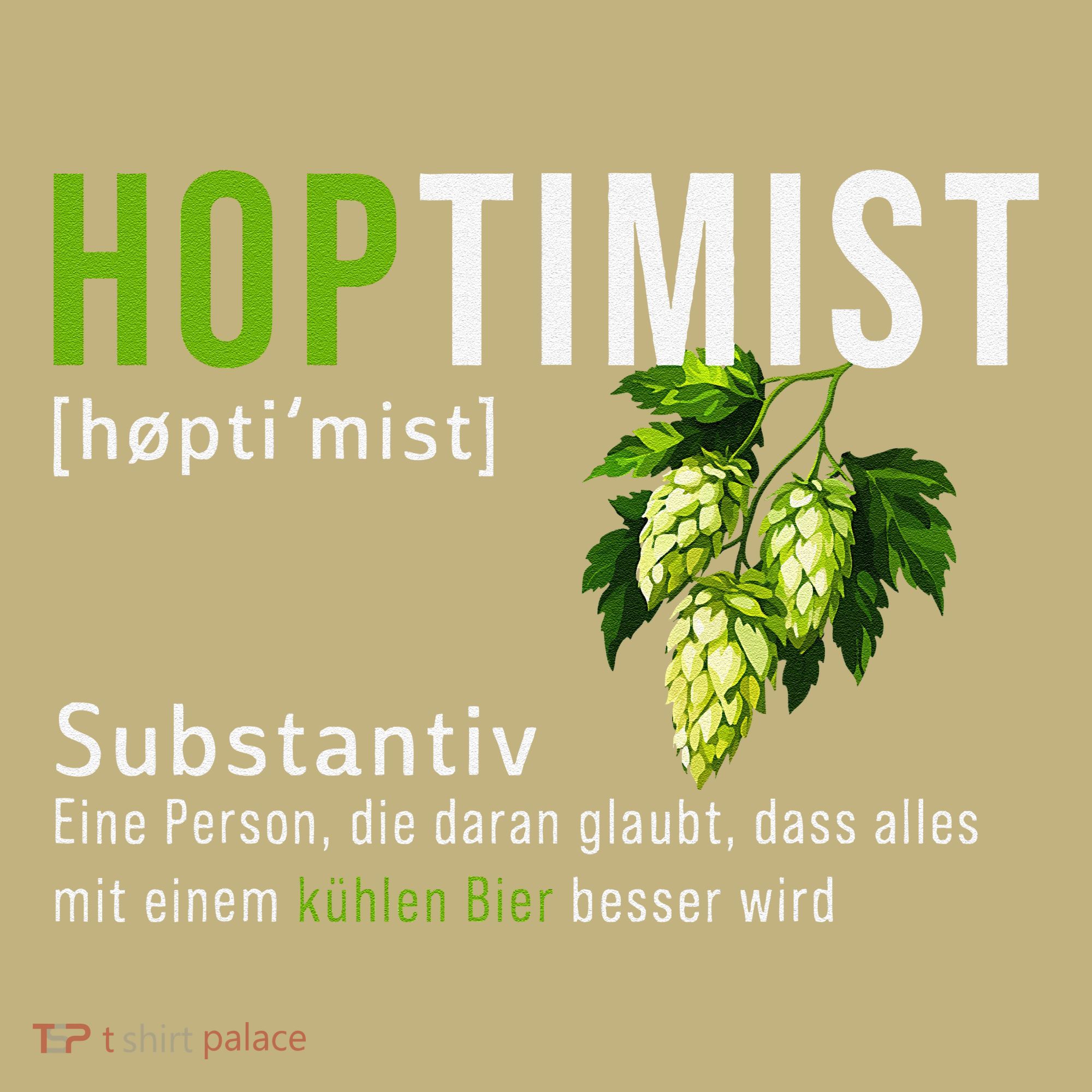 Beer Lovers Funny Hoptimist Hops Beer Party Mousepad