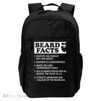 Beard Lover Funny Beard Facts Bearded Guy Humor Backpack thumb 0