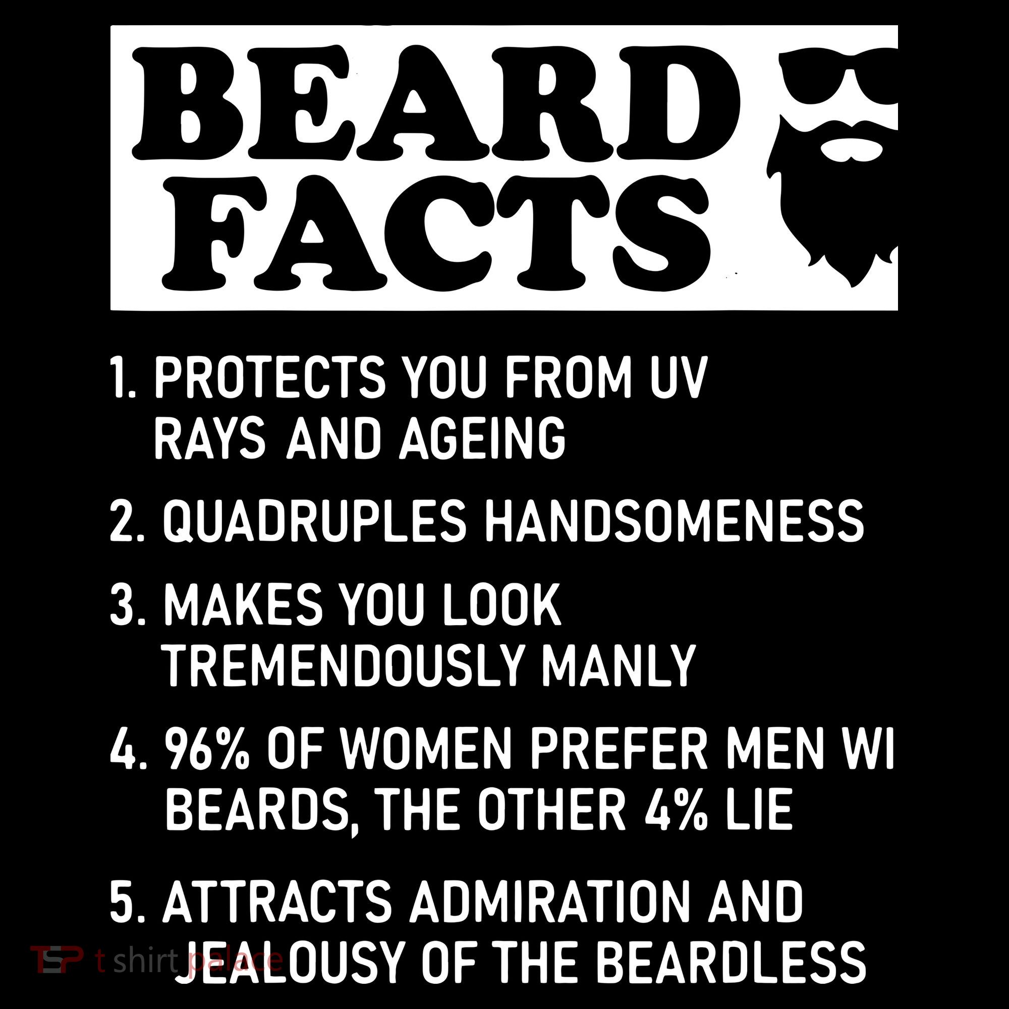 Beard Lover Funny Beard Facts Bearded Guy Humor Coaster