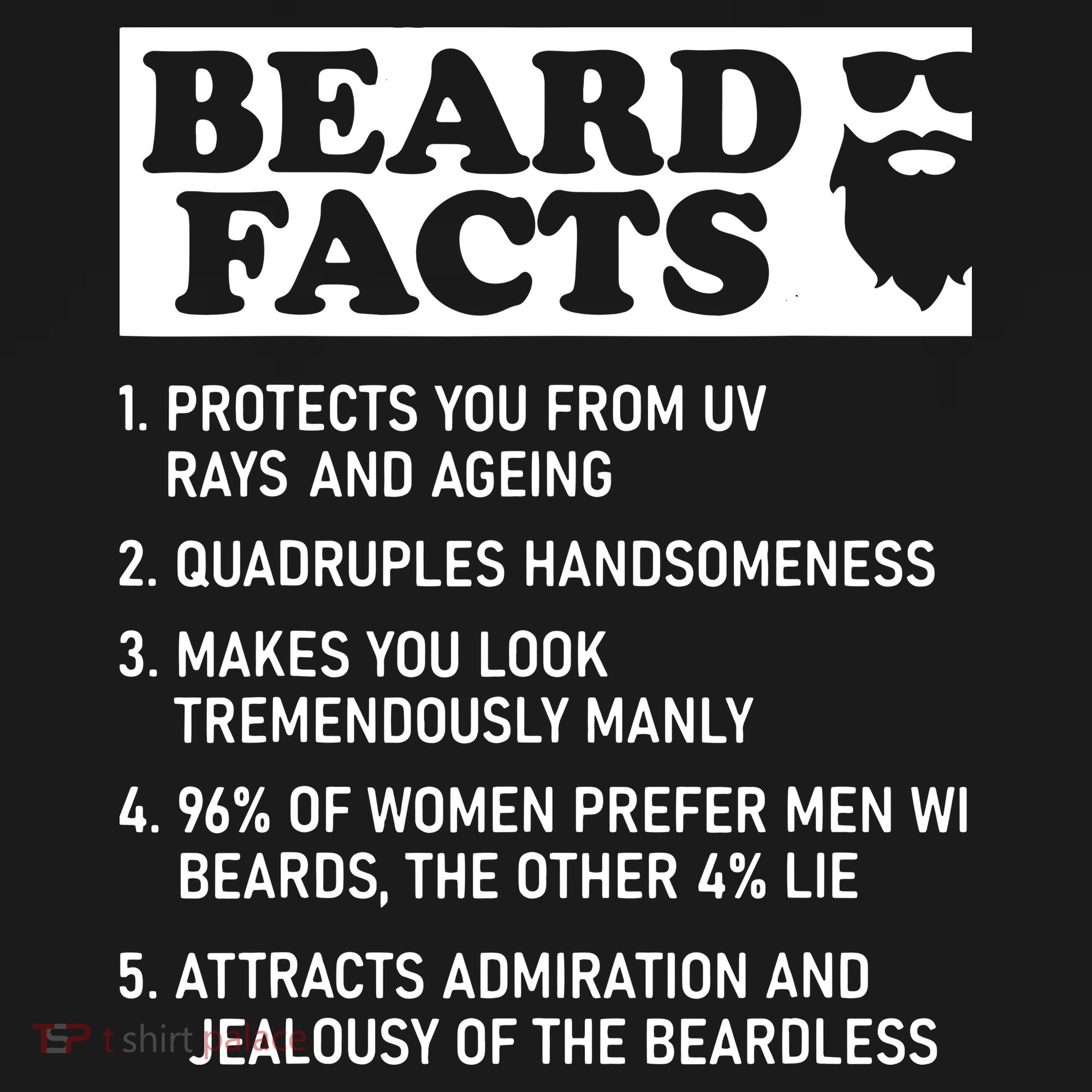 Beard Lover Funny Beard Facts Bearded Guy Humor Tote Bag