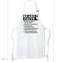 Beard Lover Funny Beard Facts Bearded Guy Humor Apron thumb 0