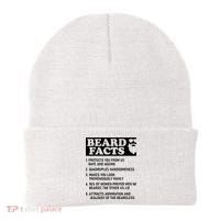 Beard Lover Funny Beard Facts Bearded Guy Humor Beanie thumb 0