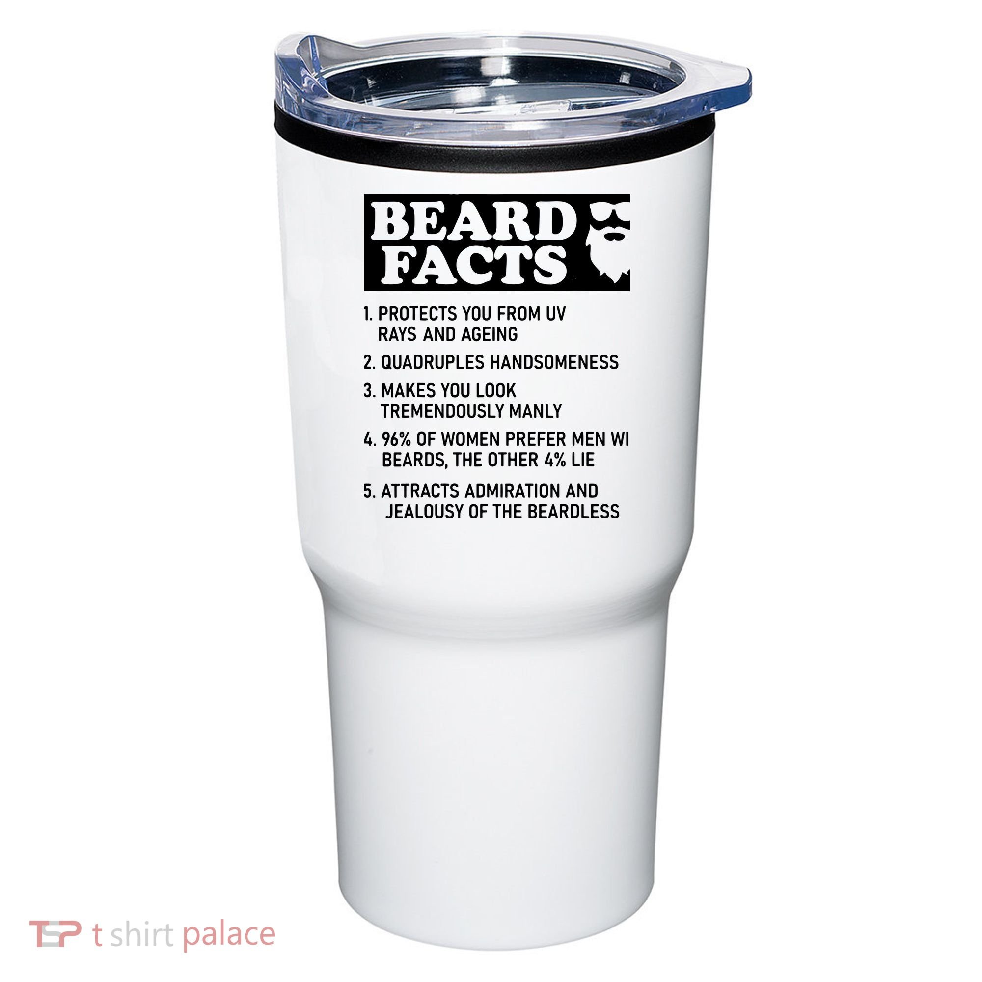 Beard Lover Funny Beard Facts Bearded Guy Humor Tumbler