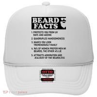 Beard Lover Funny Beard Facts Bearded Guy Humor Hat thumb 0