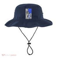 Blue Line Flag Templar Knight Warrior Bucket Hat thumb 0