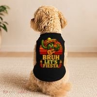Bruh Let's Fiesta May 5th Mexican Party Cinco De Mayo Funny Doggie Tank thumb 2