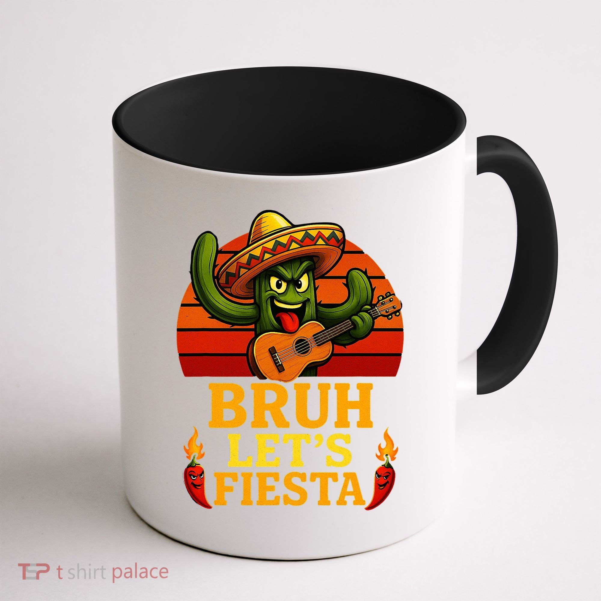Bruh Let's Fiesta May 5th Mexican Party Cinco De Mayo Funny Coffee Mug