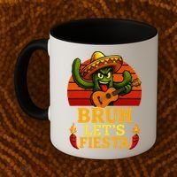 Bruh Let's Fiesta May 5th Mexican Party Cinco De Mayo Funny Coffee Mug thumb 2