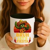 Bruh Let's Fiesta May 5th Mexican Party Cinco De Mayo Funny Coffee Mug thumb 3