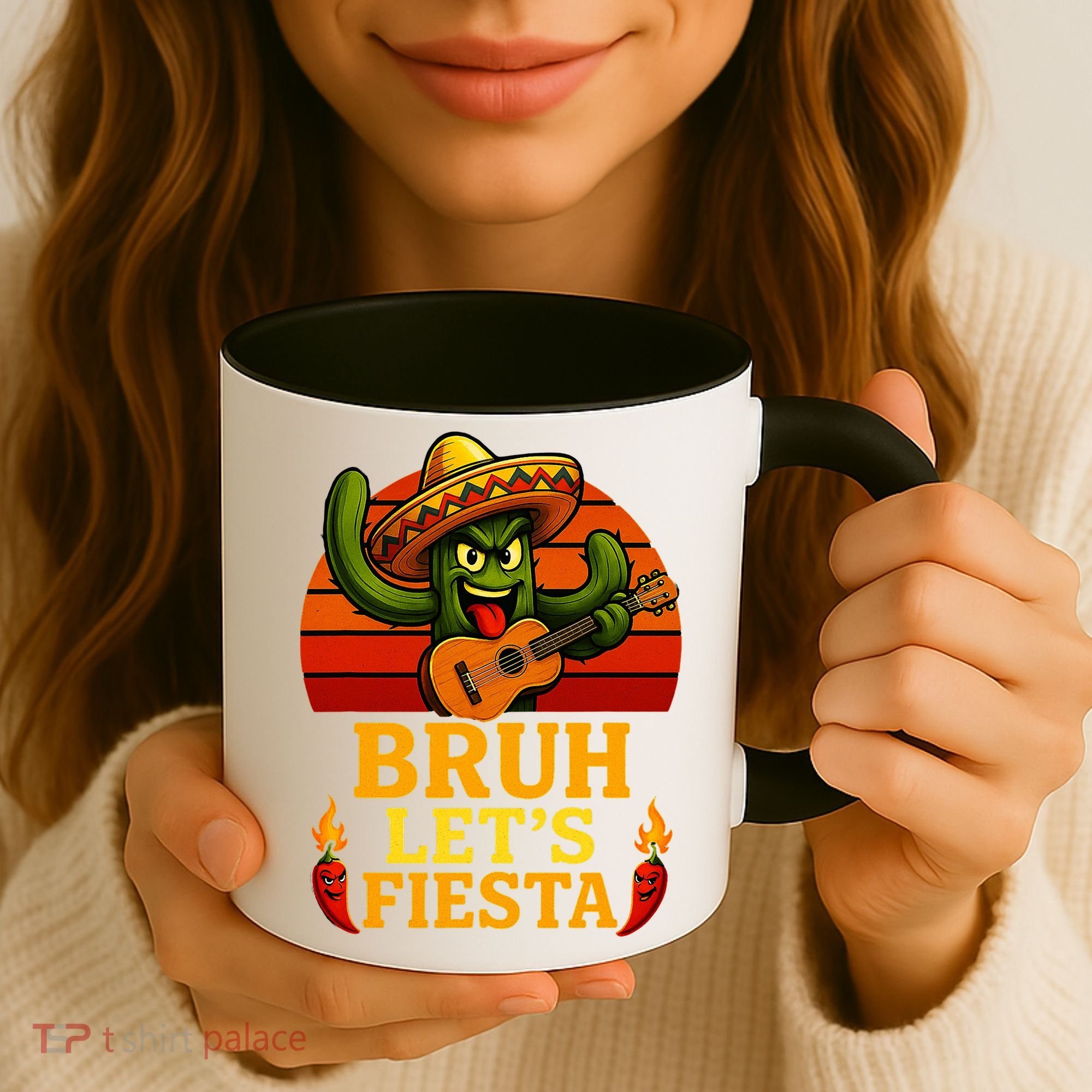 Bruh Let's Fiesta May 5th Mexican Party Cinco De Mayo Funny Coffee Mug