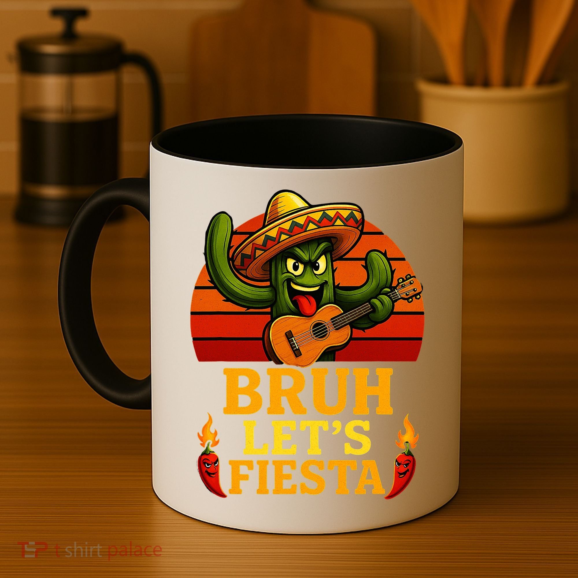 Bruh Let's Fiesta May 5th Mexican Party Cinco De Mayo Funny Coffee Mug