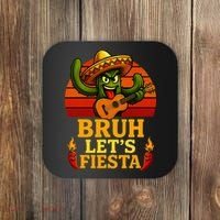 Bruh Let's Fiesta May 5th Mexican Party Cinco De Mayo Funny Coaster thumb 0