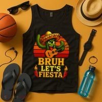Bruh Let's Fiesta May 5th Mexican Party Cinco De Mayo Funny Tank Top thumb 4