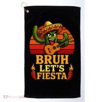 Bruh Let's Fiesta May 5th Mexican Party Cinco De Mayo Funny Golf Towel thumb 0