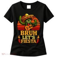 Bruh Let's Fiesta May 5th Mexican Party Cinco De Mayo Funny Women's T-Shirt thumb 0