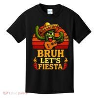 Bruh Let's Fiesta May 5th Mexican Party Cinco De Mayo Funny Kids T-Shirt thumb 0