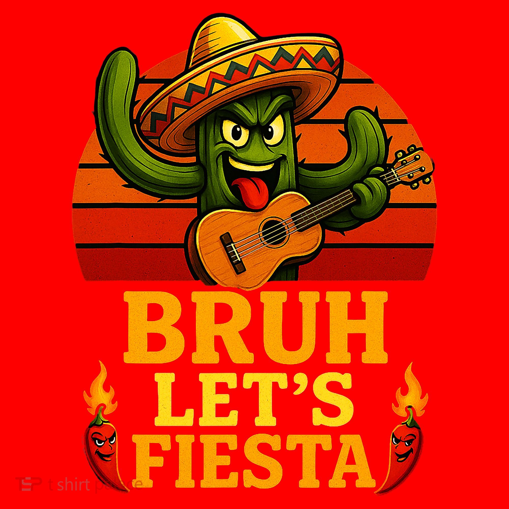 Bruh Let's Fiesta May 5th Mexican Party Cinco De Mayo Funny Santa Hat