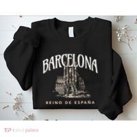 Barcelona La Familia Sagrada Reino De EspañA Sweatshirt thumb 2
