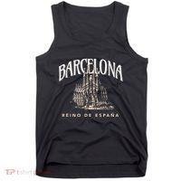 Barcelona La Familia Sagrada Reino De EspañA Tank Top thumb 0