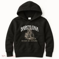 Barcelona La Familia Sagrada Reino De EspañA Kids Hoodie thumb 0