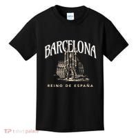 Barcelona La Familia Sagrada Reino De EspañA Kids T-Shirt thumb 0