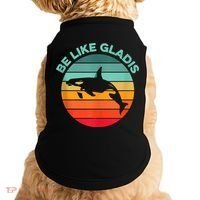 Be Like Gladis Funny Orca Yacht Sinking Whale Viral Meme Fan Doggie Tank thumb 0
