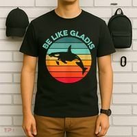 Be Like Gladis Funny Orca Yacht Sinking Whale Viral Meme Fan T-Shirt thumb 6