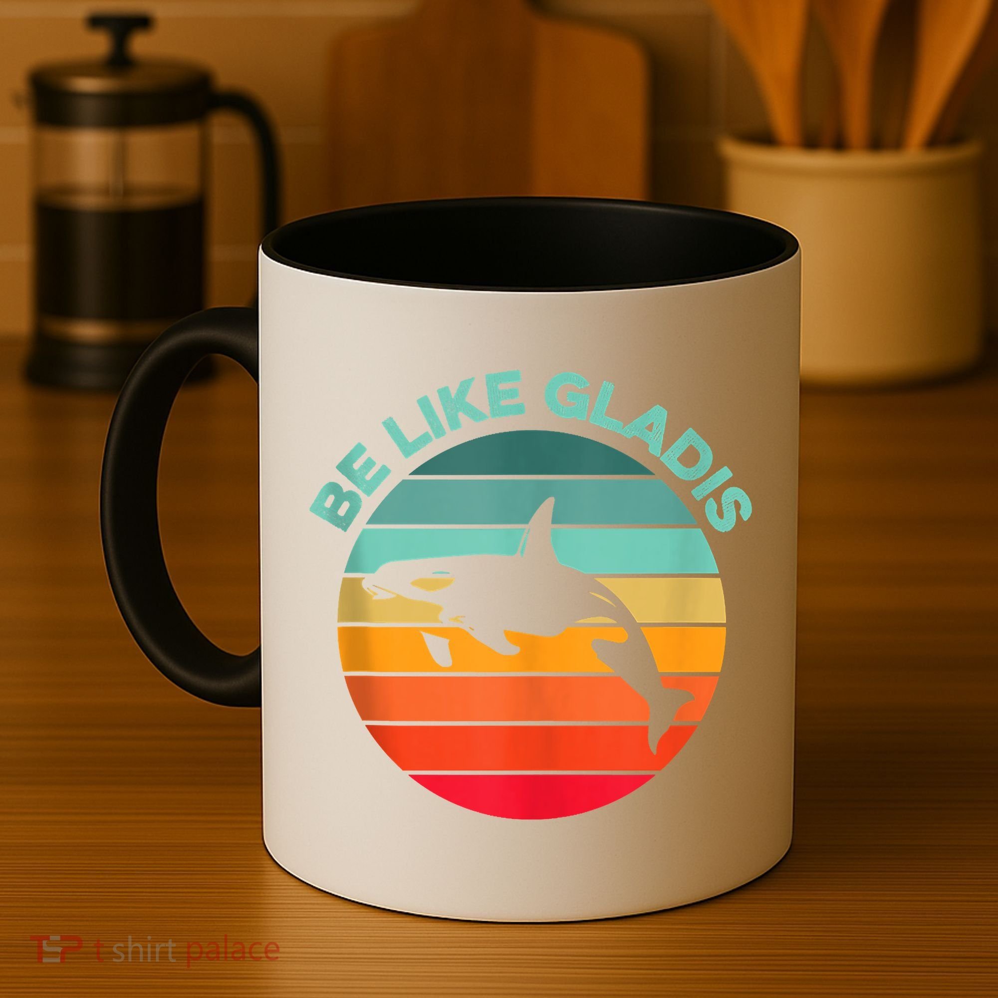 Be Like Gladis Funny Orca Yacht Sinking Whale Viral Meme Fan Coffee Mug